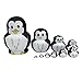 Produktbild MagiDeal Russische Pinguin Puppen Matroschka, Matruschka, Matrjoschka, Babuschka 10-TLG