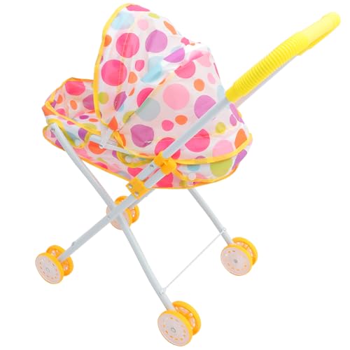 TOYANDONA Cochecito De Muñecas Juguetes para Niñas Juguetes para Niñas Muñecas Bebés Juguetes para Pequeños Juguetes para Bebés Mini Juguetes Cochecito De Bebé Carrito con Ruedas