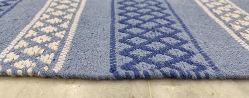 Image of inchCotton Runner Rug 2x5 Feet - Minimalist Carpet for Home Decor, Bedroom & Hallway Soft, Durable & Easy to Maintain Floor Mat