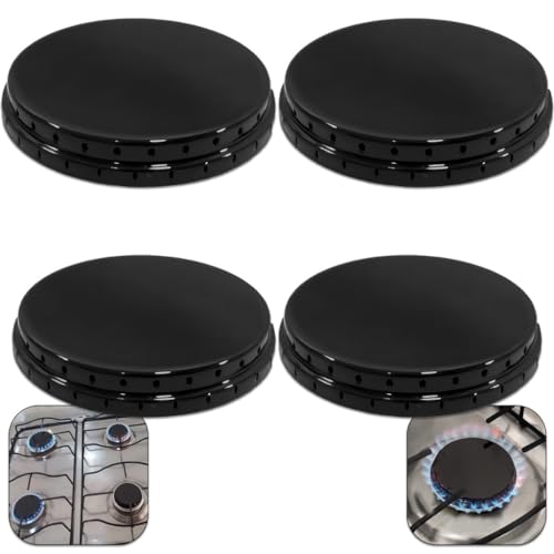 4 Tampas 2 pequena 2 grande Espalhadores para Boca de Fogão Esmaltec Veneza/Caribe/Munique/Ágata