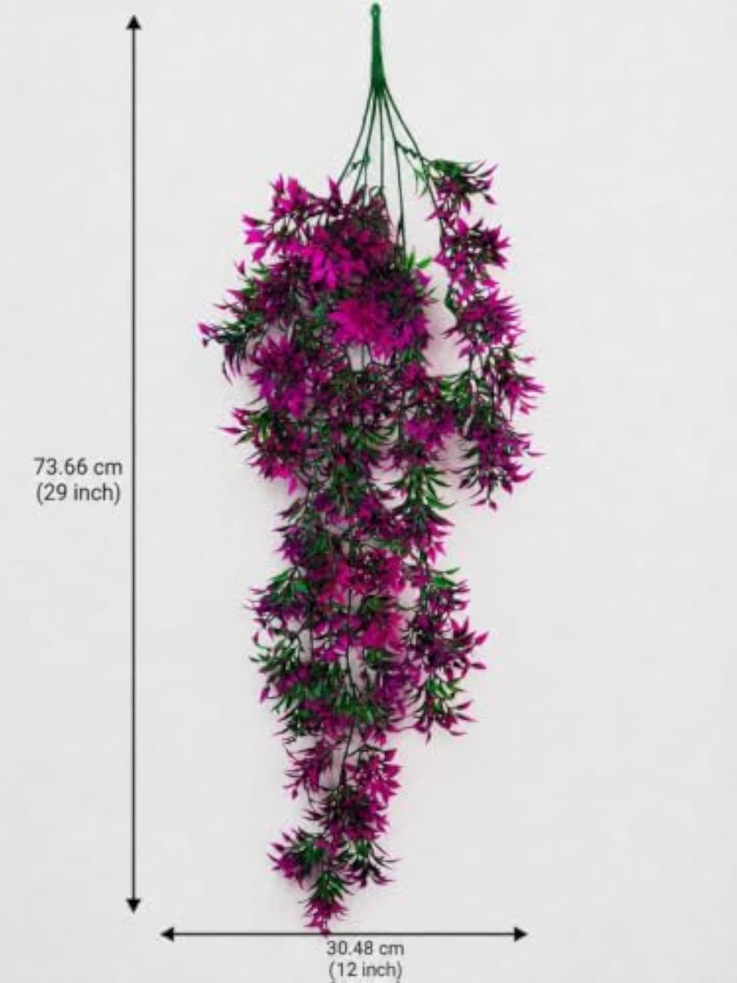 Artificial Hanging Flower Vine Purple Pink, Decorative Gift