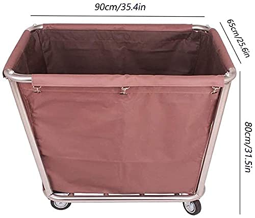 Chariot à linge avec roulettes pour soulager le dos et trier - 2