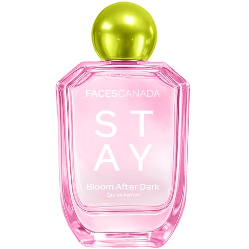 Image of FACES CANADA STAY Bloom After Dark Eau de Parfum for Women, 50ml | Long-Lasting Fruity Floral Perfume with Blackcurrant & Jasmine | Elegant Night Scent | Gifts for Women | Premium Fragrance