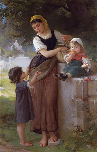 Art Tableau Émile Munier image sur toile pour sublimer votre salon chaleureux