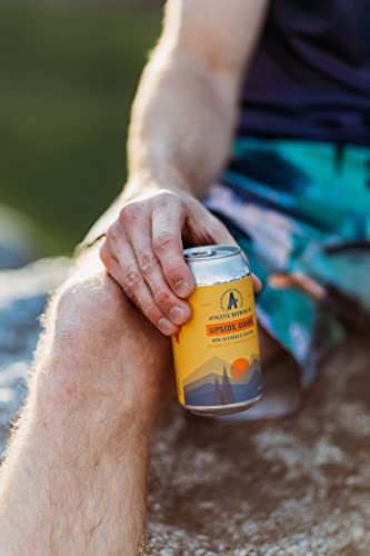Athletic Brewing Company Craft Non-Alcoholic Beer - 24 Pack X 12 Fl Oz Cans - Upside Dawn Craft Golden - Low-Calorie, Award Winning - Subtle Aromas With Floral And Earthy Notes #TOP6