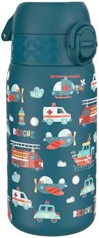 Ion8 Small Water Bottle, Leak Proof, Easy to Open, Secure Lock, D...