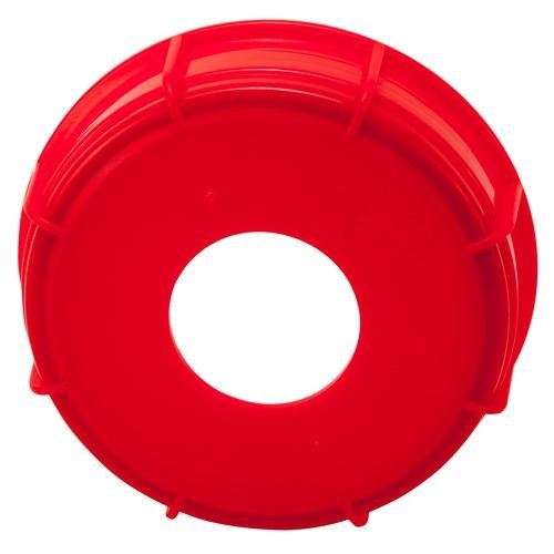 Dynalon 405564-0011, Screw Closure with Hole Red PP (Pack of 36 pcs)