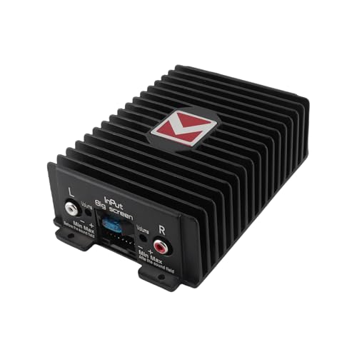 ZJchao Amplificateur de puissance Audio de voiture, véhicule 4 canaux 80WX4, processeur de son numérique classe A/B, mise à niveau du lecteur