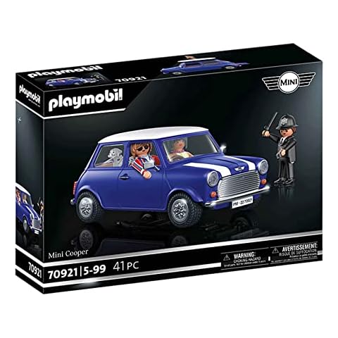 Playmobil Classic Cars 70921 Mini Cooper, Model Car for Adults, Toy Car for Children, For ages 5-99 Cover