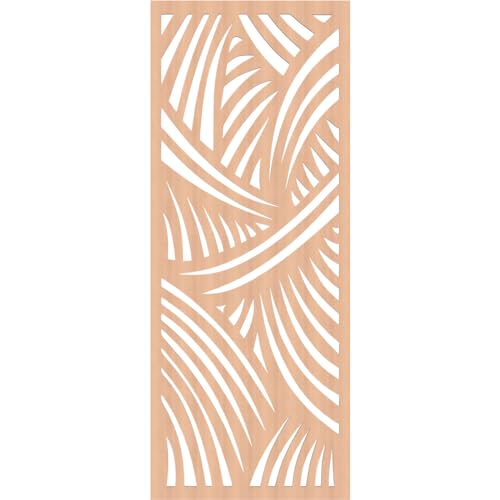 Image of 31 3 /8 inchW x 79 3 /8 inchH x 3 /8 inchT Chester Decorative Fretwork Wood Wall Panels, Alder