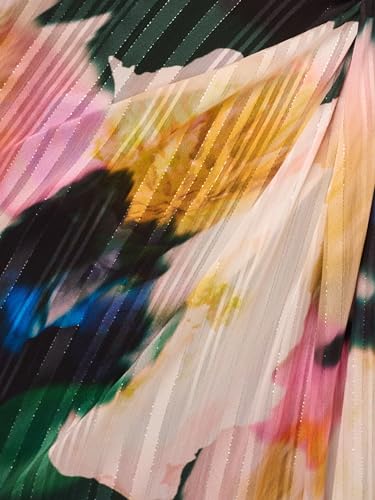 Adrianna Papell Women's One Shoulder Chiffon Gown3