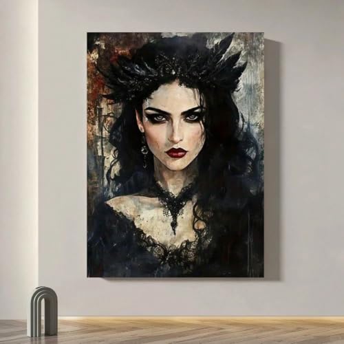 Tableau gothique chic, le parfait cadeau d'Halloween sur toile - 3