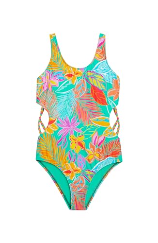 Image of Hobie Girls Cutout One Piece Swimsuit