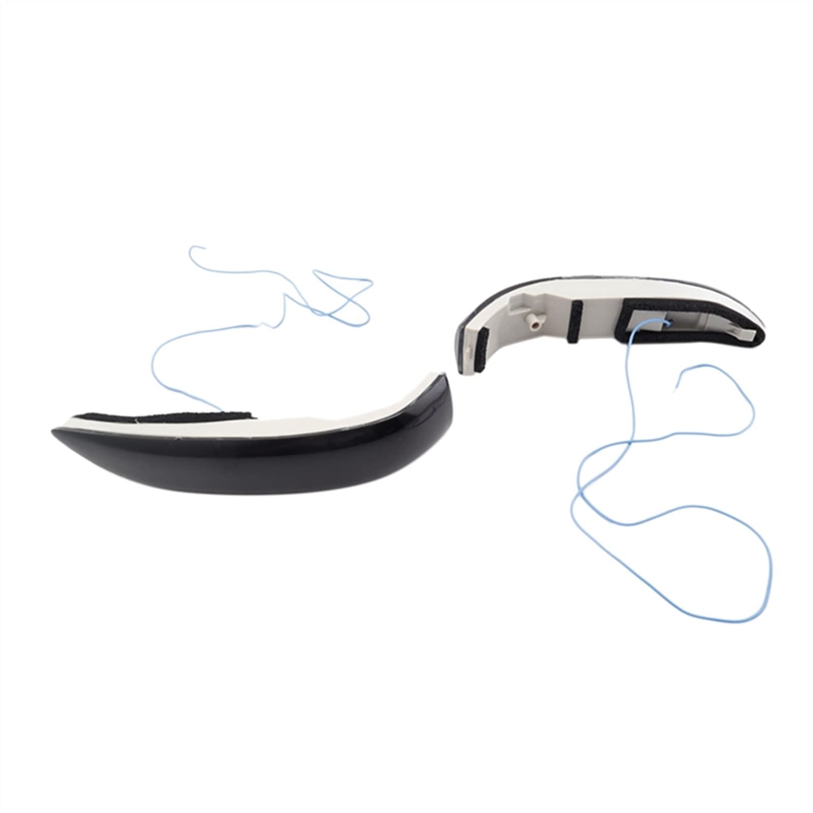 Luz Intermitente Derecho Lado Indicador De Espejo Lateral del Coche LED Dinámico Vista Trasera Luz De Señal De Giro para Hyundai para Sonata YF I45 2011-2014, Ámbar Y Azul Piloto Lateral