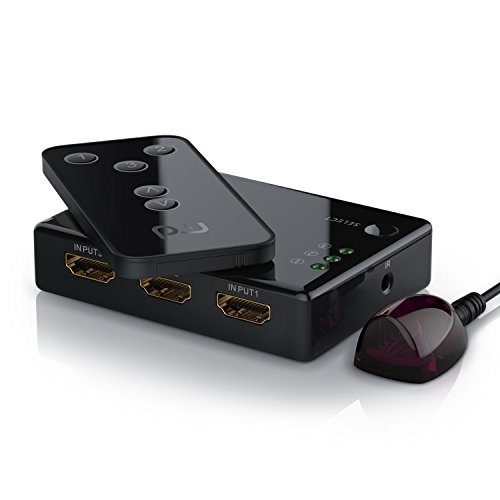 CSL - 4k HDMI Switch 3 Port HDMI Umschalter - 3D CEC - 36 Bit Deep Color - Full HD 1080p Ultra HD 2160p Auflösung bis 4k bei 30Hz CSL - 4k HDMI Switch 3 Port HDMI Umschalter - 3D CEC - 36 Bit Deep Color - Full HD 1080p Ultra HD 2160p Auflösung bis 4k bei 30Hz