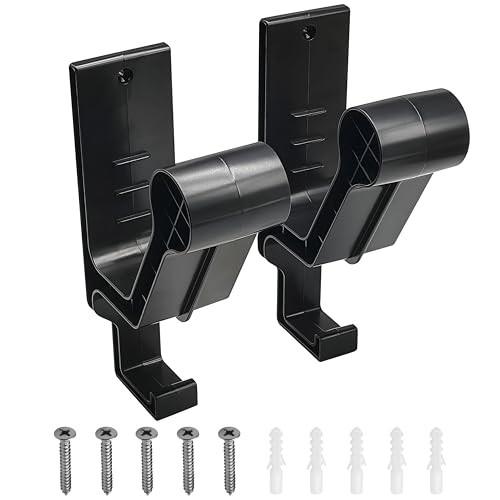2 Pack Wall Mount Helmet Holder for Motorcycle Bike & Football Helmets