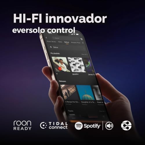 Miniatura 4 de Eversolo Transmisor De Música Dmp-A8, Dap, Dac, Preamplificador, 4gddr4 64gemmc Ak4191eq Ak4499ex, Entrada Arc, Salida Iis, Medidores Uv, Espectros, Ecualizador Paramétrico, Preamplificador 10db