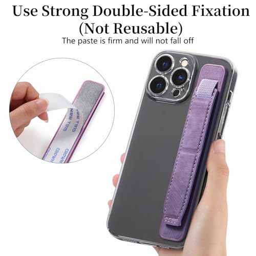 Support télescopique pour téléphone portable et béquille violette multi-angle