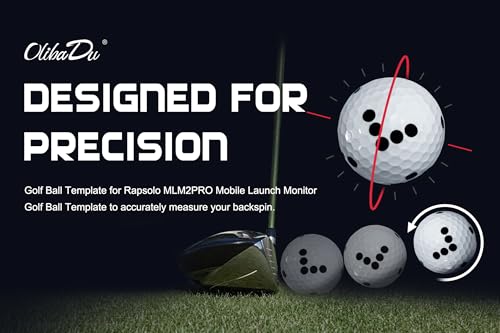 OlibaDu Marcador de bola de golfe para monitores de lançamento Rapsodo MLM2PRO - Acessórios essencia