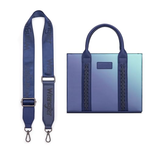 Image of Wrangler Tote Bag for Women Designer Satchel Handbags Top-handle Purses with Strap