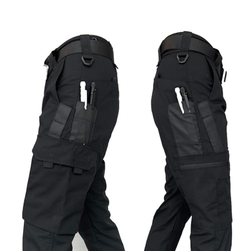 Pantalon de combat homme cargo slim et jogging élastique