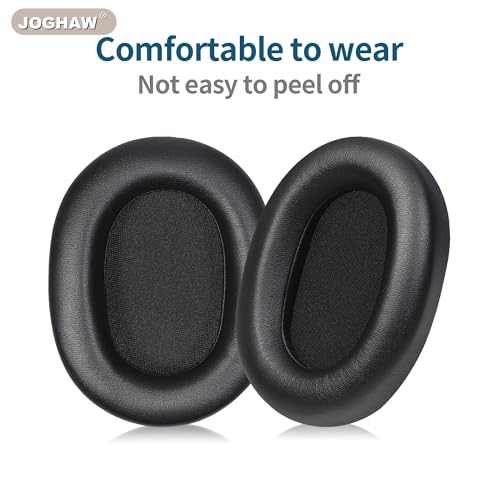 Repuesto Almohadillas para Auriculares Sony WH-1000xm5, Cuero Proteico Suave, Espuma de Memoria Premium - Negro miniatura 4