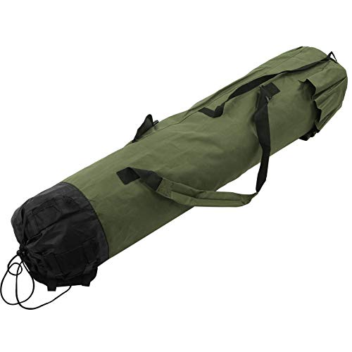 Fishing Rod Storage Bag,Fishing Tackle Gear Bag Cylindrical Waterproof Pole Reel Carrier Large Capacity With Tight Buckle Easy To Adjust(green) Fishing Storage Supplies - Image 3