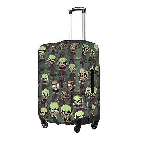 Many Zombies Travel Luggage Cover Suitcase Protector Fits 18-22 Inch Luggage,Anti Scratch Dirt Covers2