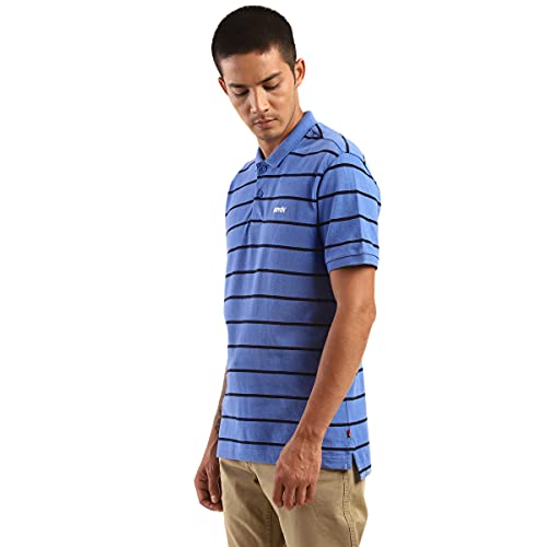 Image of Levi's Men's Regular Fit Stripes Polo T-Shirt