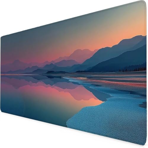 Mouse pad gaming violet 900 x 400mm antidérapant tapis souris grand