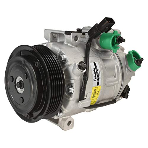 Mando 10A1412 AC Compressor with Clutch Original Equipment (Pre-filled Oil)