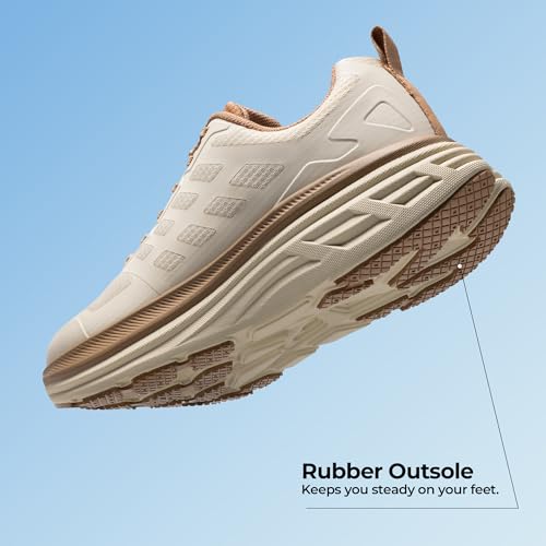 NORTIV 8 Women's Walking Shoes Cushion Running Shoes Active Float Non-Slip Comfortable Breathable Workout Gym Sports Athletic Fashion Trainers Sneakers - Image 5
