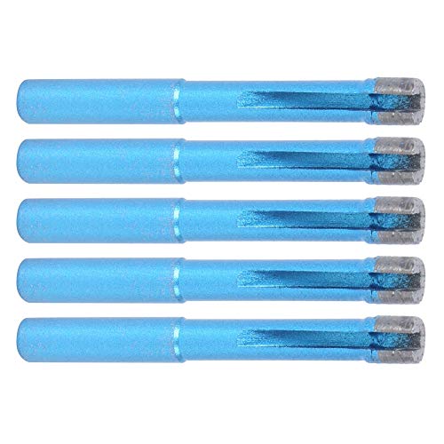 Juego de 5 brocas de diamante 8 mm para granito miniatura 1