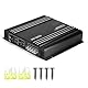 2-Kanal Audio Verstärker Auto Stereo Verstärker 12V Auto Audio System 12V 3800W 2 Kanal Audio Leistungsverstärker 12V Schwarz Aluminium Legierung Auto Car Hifi Stereo Verstärker