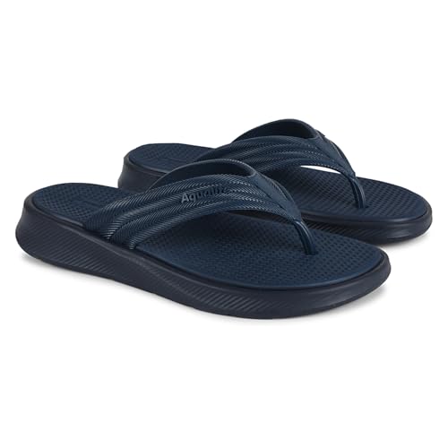 Image of Aqualite NEO-276 Men Slide Slippers with Comfotable EVA Sole Slip-On Flat Flip Flops, Sliders, Chappal & Comfort Insole Slipper for Men