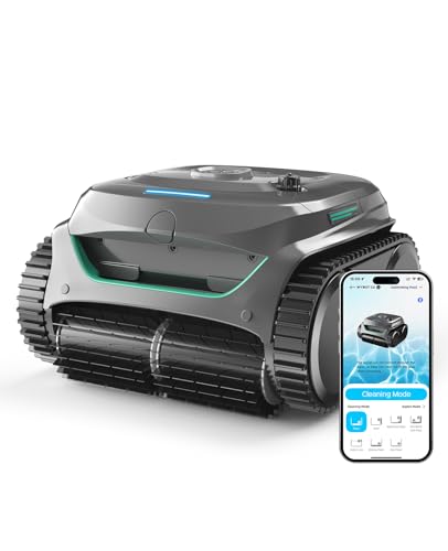 Per Tutti i Tipi di Piscine: Il Robot Piscina senza fili pulisce piscine interrate/fuori terra (fino a 200㎡). Parcheggio automatico per facile recupero