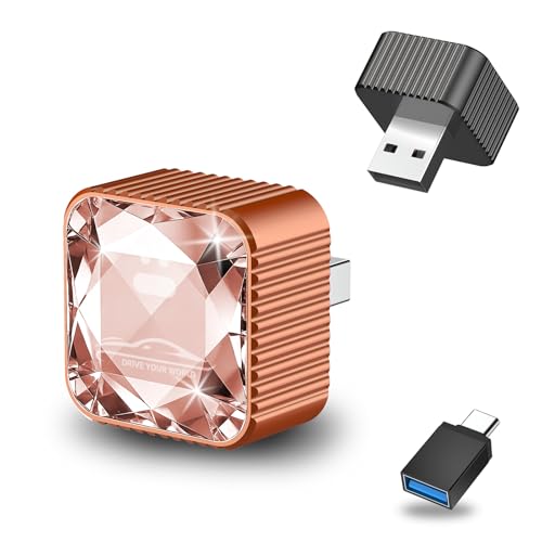 2026 Wireless CarPlay Adapter for iPhone, Premium Glass Finish Design, 5s Auto-Connect, Mini Wireless CarPlay Dongle Compatible with Apple CarPlay, Plug & Play for Factory Wired Cars, Low Latency