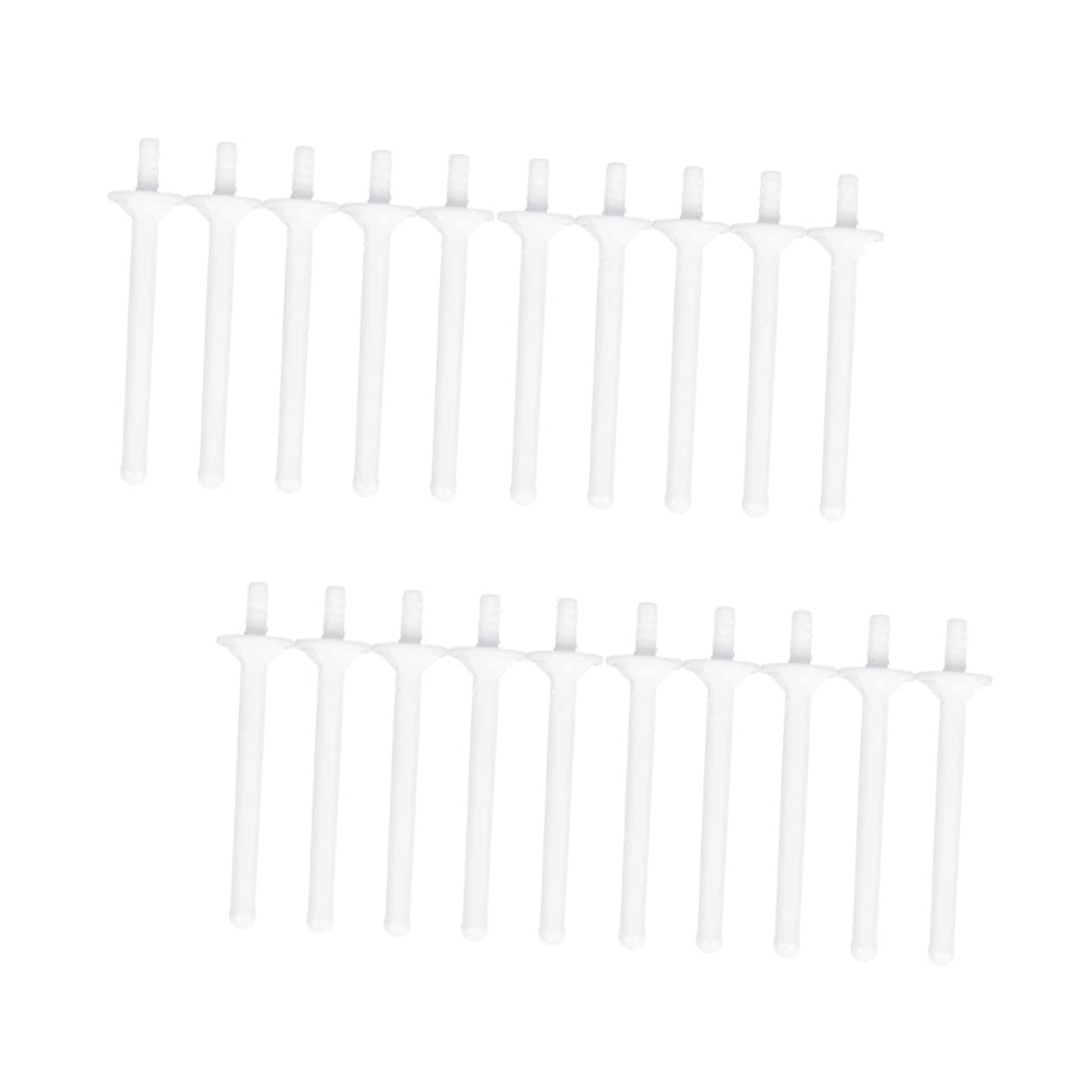 TOVINANNA Facial Waxing Kit 20pcs Plastic Wax Sticks Waxing Tool for Men Women Nose Hair Wax Rods