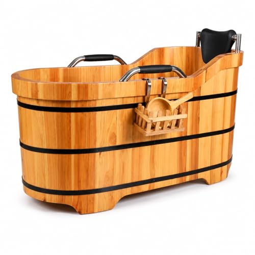 OGOLOUG 47 Inch Cedar Tub With Hardware