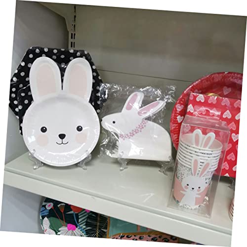 Toddmomy 1 Conjunto De Pratos Descartáveis ​​Para Crianças Conjunto De Gloss Labial Descartáveis ​​P