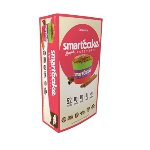 Smart Baking Company Smartcake, Sugar Free, Gluten Free, Low Carb, Keto Dessert (Cinnamon, 8 CT)