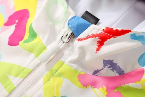 Boys Lightweight Rain Jackets Girls Waterproof Raincoats Hooded Windbreaker4