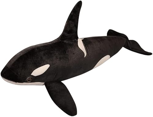 Juguete de peluche de ballena asesina, juguete de peluche realista para niños y adultos, decoración del hogar, regalos de cumpleaños, regalos del