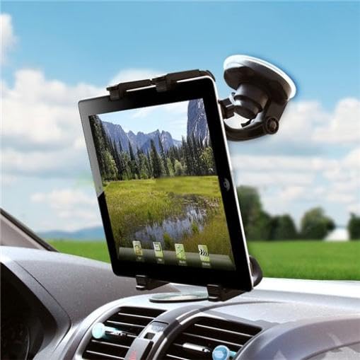 Car Mount Dash Windshield Compatible with Lenovo Tab P12(2023)/P12 Pro (2021)/P11 (2021), Holder Swivel Cradle Dock Heavy Duty