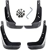 Car Mud Flaps Splash Guards Compatible with Peugeot 301 Sedan 2013-2019 No Need to Drill Holes Fender Mud Guard Accessories Set of 4