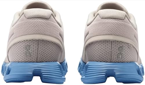 On Women's Cloud 5 Sneakers, Pearl/Neptune, 9.5 Medium US3