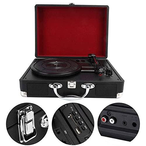 Tourne-Disque Vinyle Bluetooth avec Haut-parleurs intégrés Lecteur LP Vintage 3 Vitesses - Les Beatles, Paul McCartney, John Lennon, RIngo Starr, George Harrison Tourne-Disque Vinyle Bluetooth avec Haut-parleurs intégrés Lecteur LP Vintage 3 Vitesses – Image 3