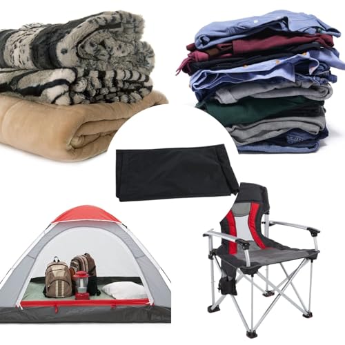 Lyivisk Universelle Kinderwagen Transporttasche für Flugreisen - Robuste Schwarze Schutzhülle für Buggy und Kinderwagen (55x120 cm) - Ideal für Flughafen und Reisen