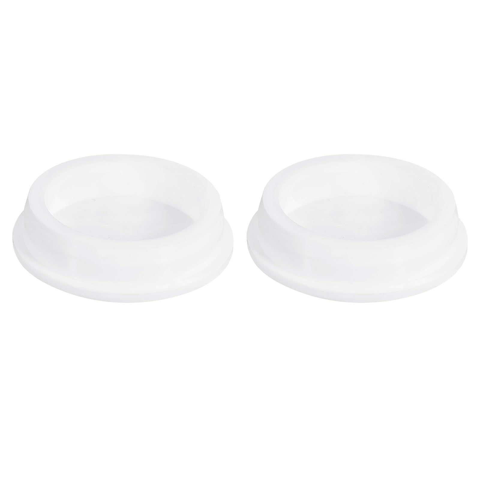 uxcell 2Pcs White Plug Holes, Waterproof Rubber Button Plug for 63.5mm / 2.5" Hole