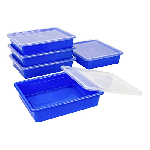 Bac de rangement plat Storex pour en finir avec le désordre des feuilles et dossiers - 3